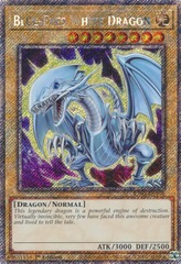 Blue-Eyes White Dragon (7th Art) - RA04-EN108 - Platinum Secret Rare - 1st Edition